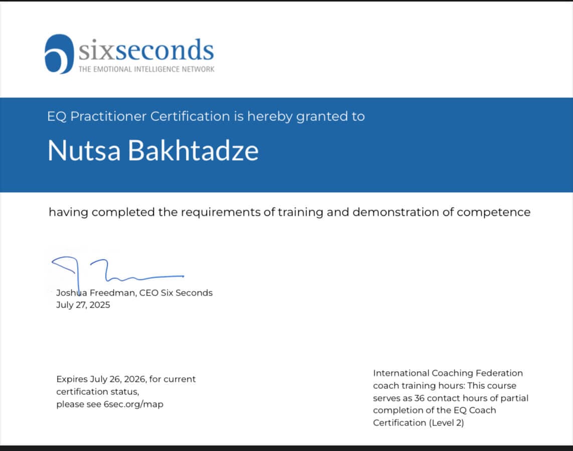 Certified Belief Clearing Practitioner